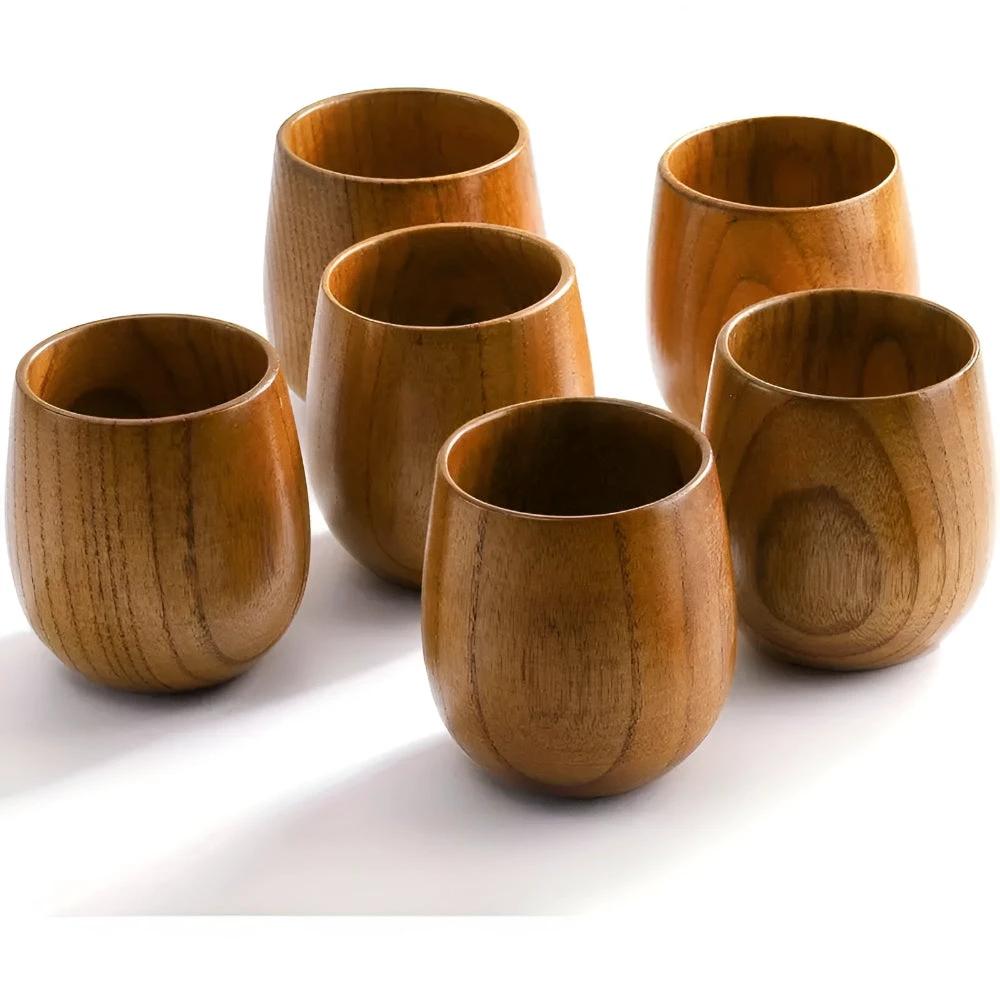 Handcrafted Wooden Tea Cup by Casa & Beyond