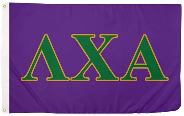 Lambda Chi Alpha Chapter Fraternity Flag -3x5 FT Banner-100% polyester-2 Metal Grommets by flagsshop