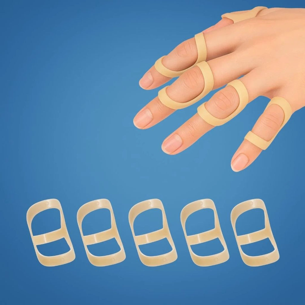 8 Ring Splint – Pain-Relief Stability – Waterproof Plastic – Daily Wear for Finger Strain Bowlift by Bowlift