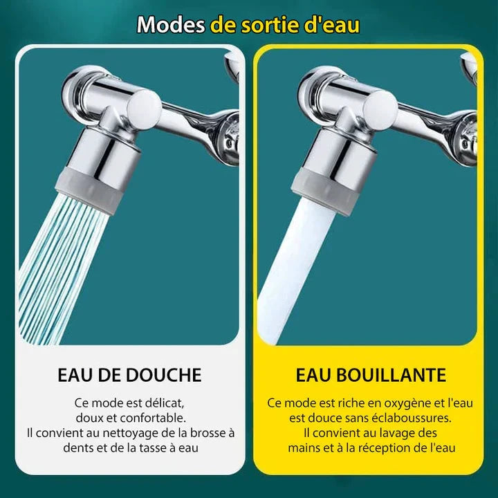 Multifunctional swivel extension faucet by Bowlift