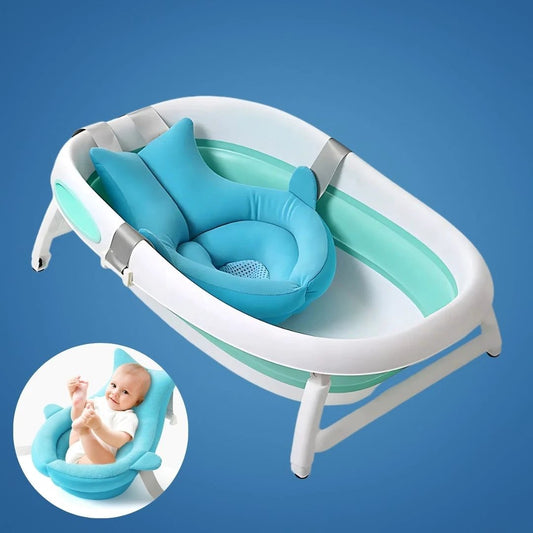 AquaNest | Baby Bath Support – Non-Slip Cushion – Quick-Drying Fabric – Newborn Safety Bowlift by Bowlift