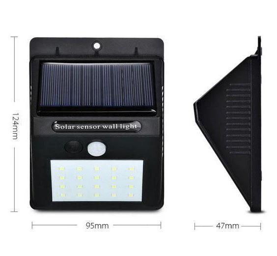 Sol - Solar Powered Motion Sensor Outdoor Light by Bowlift