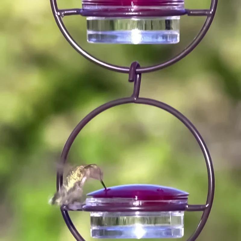 Simple Hummingbird Water Dispenser Made of Metal by BowLift