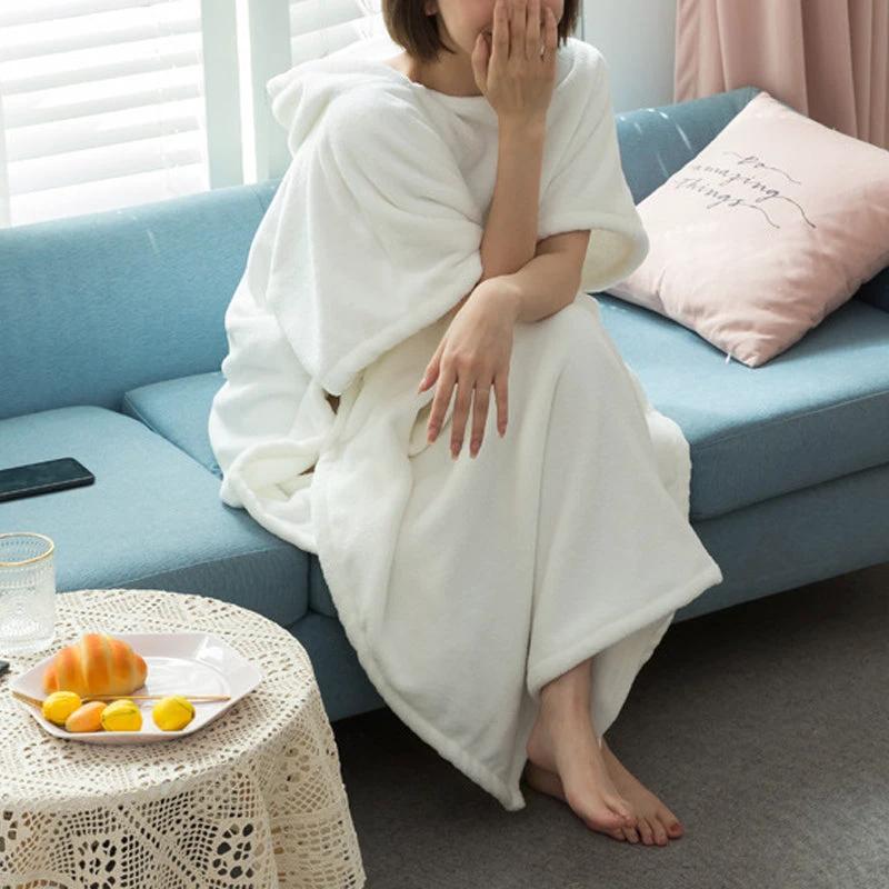 Terry bathrobe made of soft cotton fabric Girly by Bowlift