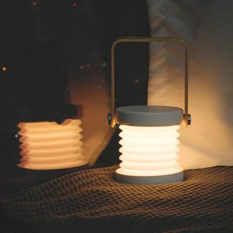 Lantern lamp night light creative foldable portable LED table lamp by BowLift