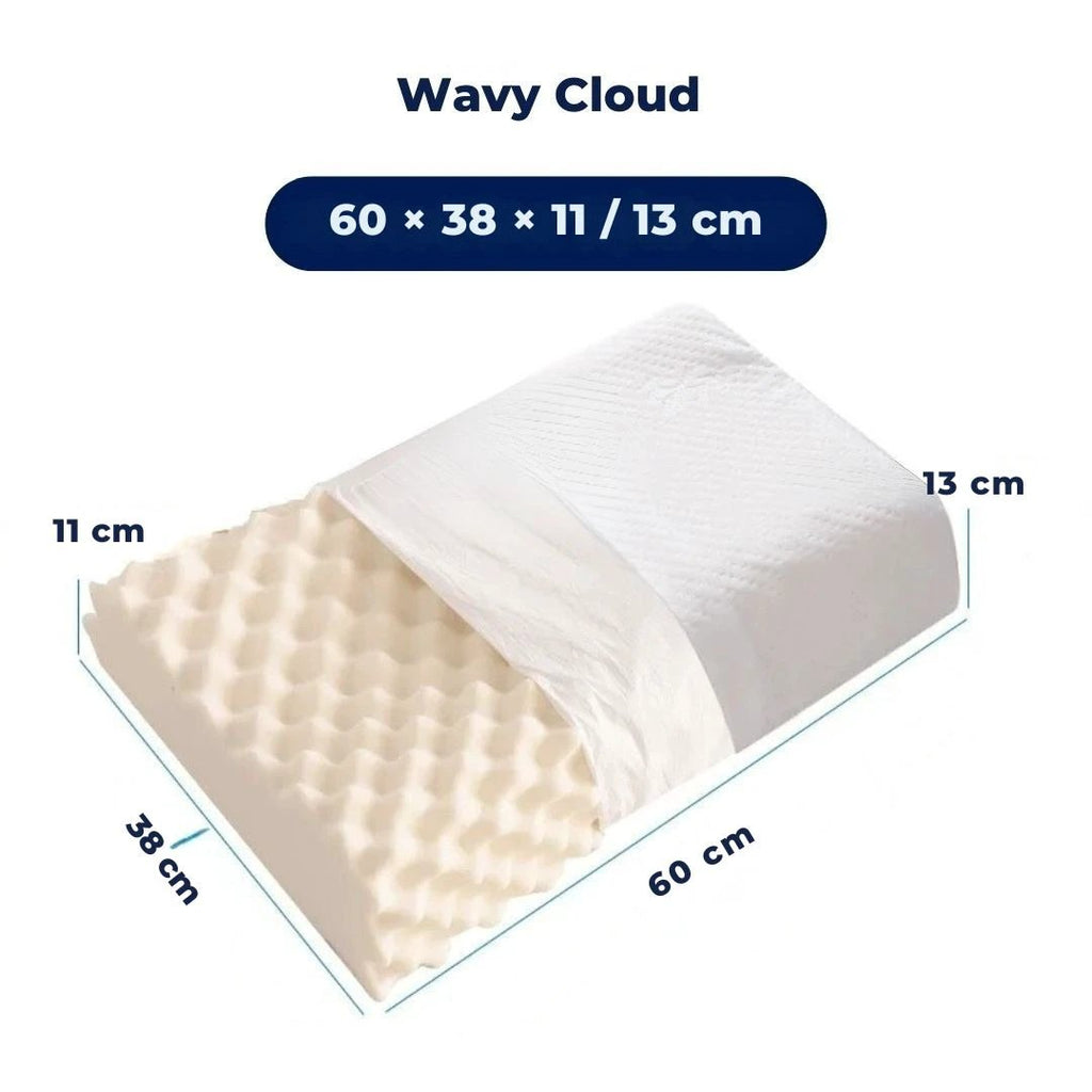 EcoNeck Comfort | 100% Natural Latex Orthopedic Pillow - for Neck Pain - Comfortable and Supportive Pillow - Better Sleep - Wellness Bowlift by Bowlift