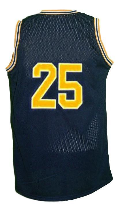 Jun Howard Jersey #25 Michigan College Basketball Sewn Navy Blue by My store basketball