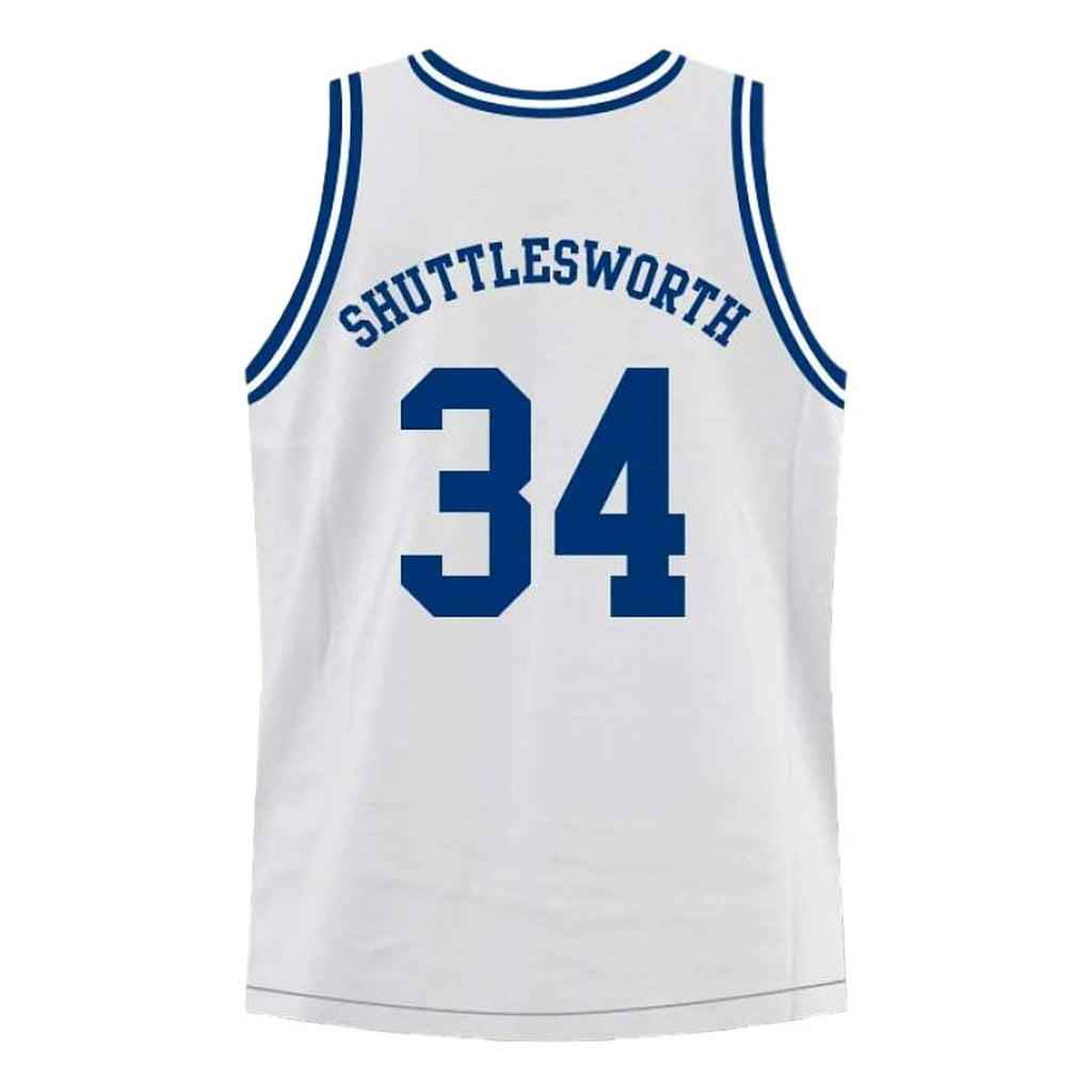 Shuttlesworth Jersey #34 Lincoln High School Ray Allen Basketball White by My store basketball
