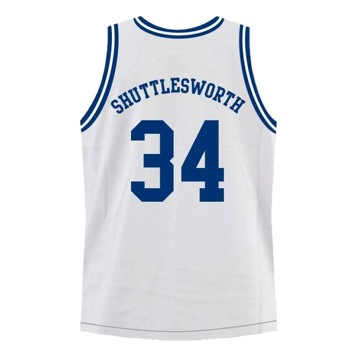 Shuttlesworth Jersey #34 Lincoln High School Ray Allen Basketball White by My store basketball