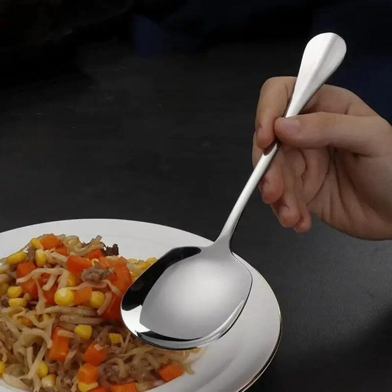 Square Head Stainless Steel Spoon by BowLift
