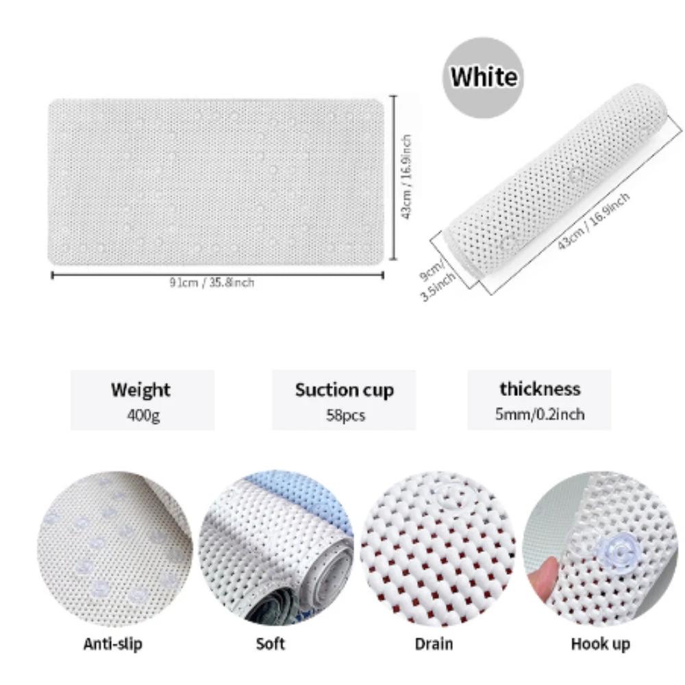 Soft Non-Slip Bathtub Mat by Casa & Beyond