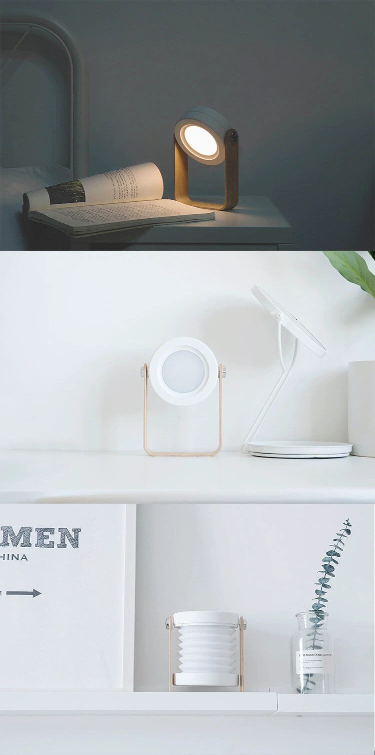 Lantern lamp night light creative foldable portable LED table lamp by BowLift
