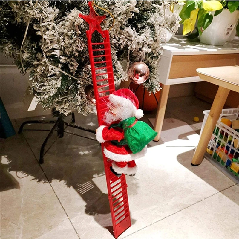 electric climbing ladder Santa Claus by Bowlift