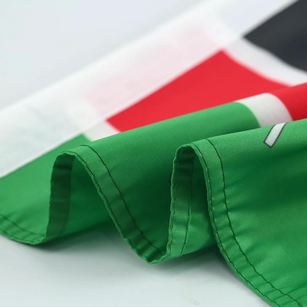 Car Window Flag of Kenya 11X18 Inch(28x46cm) 100% Polyester, Strong White Flagpole by flagsshop