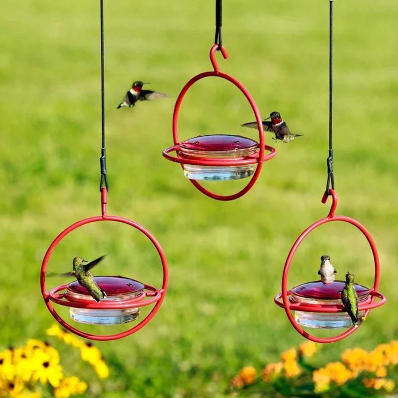 Simple Hummingbird Water Dispenser Made of Metal by BowLift