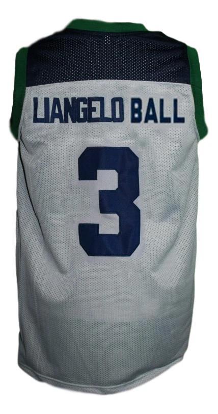 Liangelo Ball Jersey #3 Chino Hills Huskies Basketball Grey by My store basketball