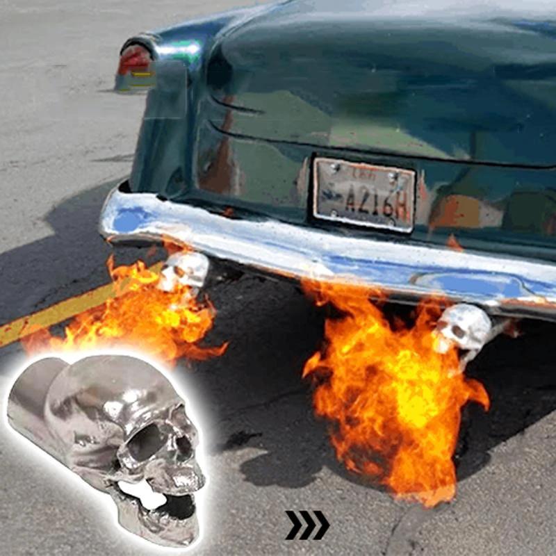 Skull Muffler Tip by BowLift