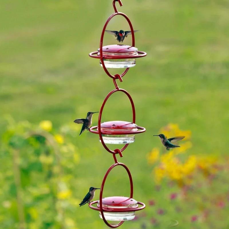 Simple Hummingbird Water Dispenser Made of Metal by BowLift