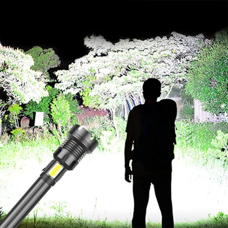 Tactical rechargeable laser LED flashlight by Bowlift