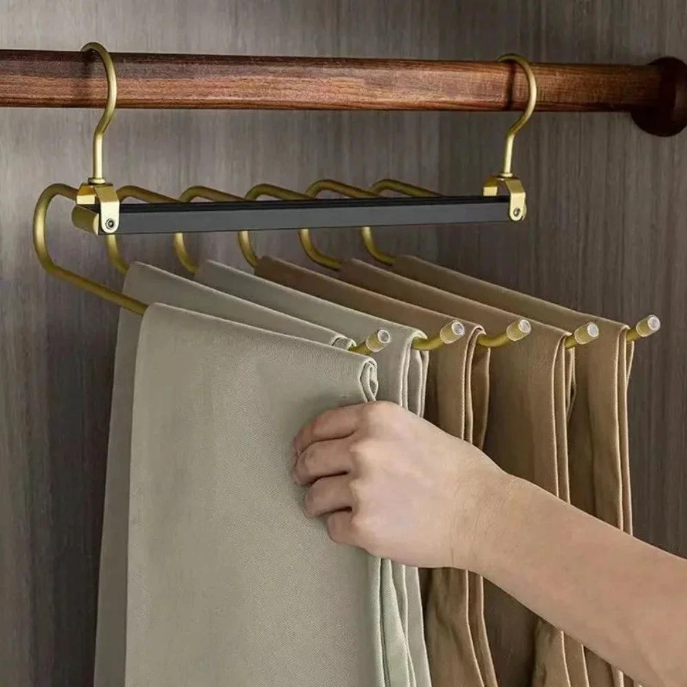 Regal Gold Space-Saving Trouser Hanger by Casa & Beyond