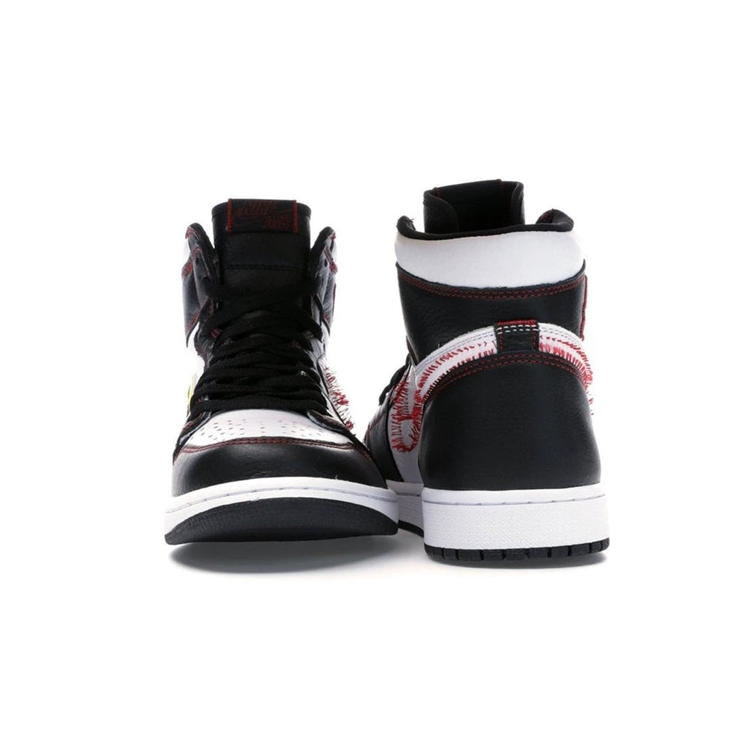 Air Jordan 1 Retro High Defiant White Black Gym Red by Air Jordan