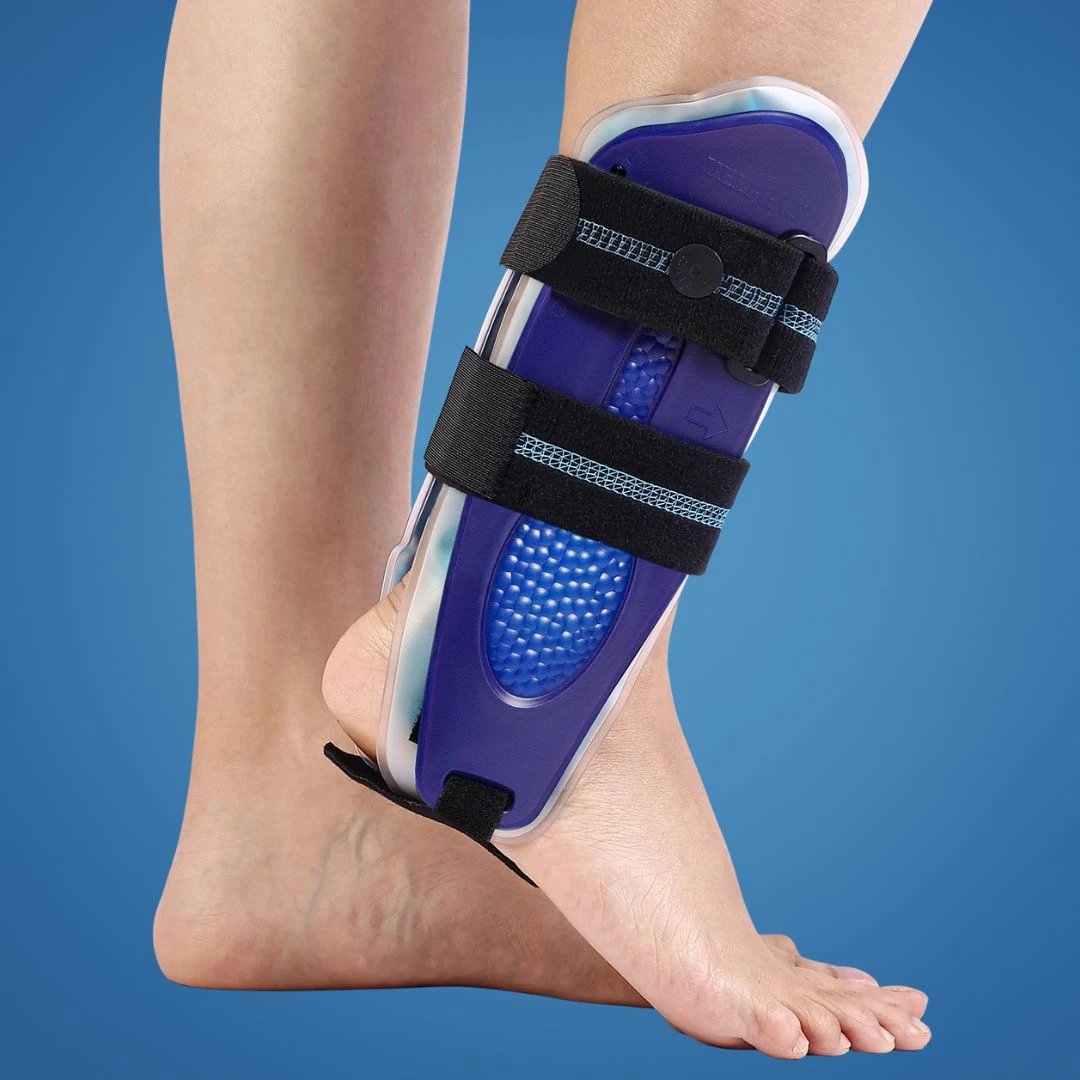 Sprain Pain Relief – Adjustable Straps With Gel Padding – Reduces Swelling & Speeds Recovery Support Bowlift by Bowlift