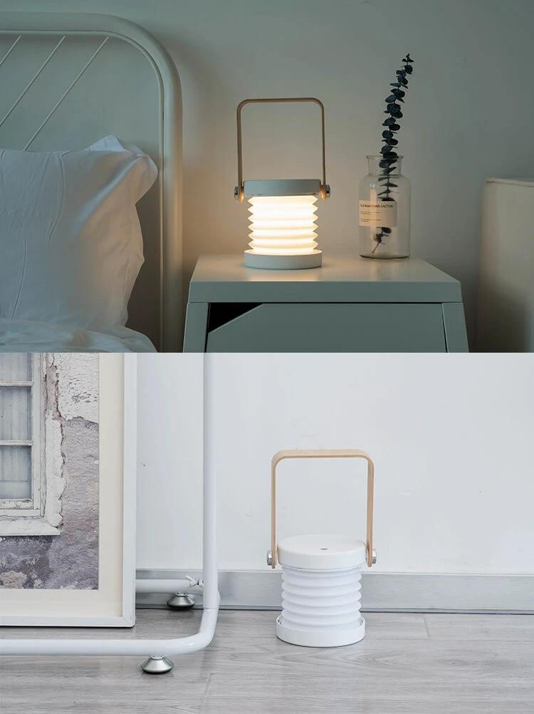 Lantern lamp night light creative foldable portable LED table lamp by BowLift