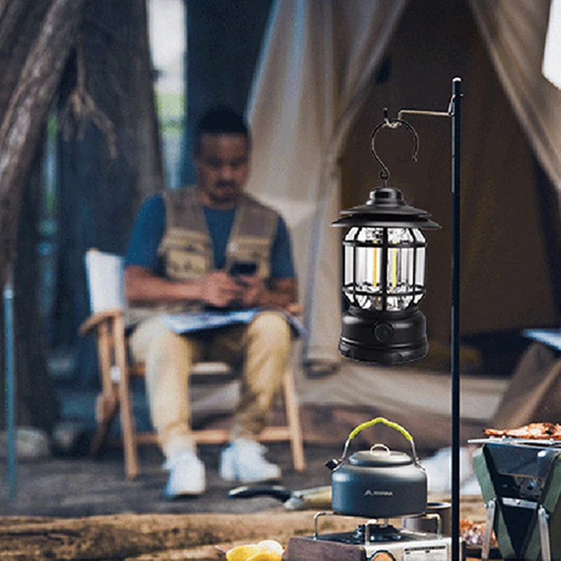 Portable multifunctional outdoor camping lamp by Bowlift