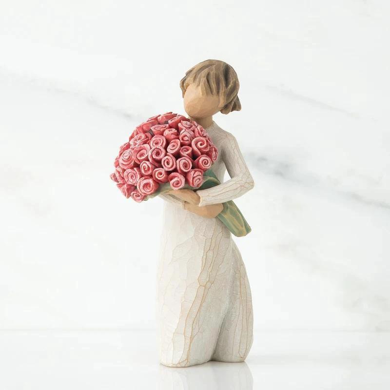 Ornament - Girl with a bouquet by Bowlift