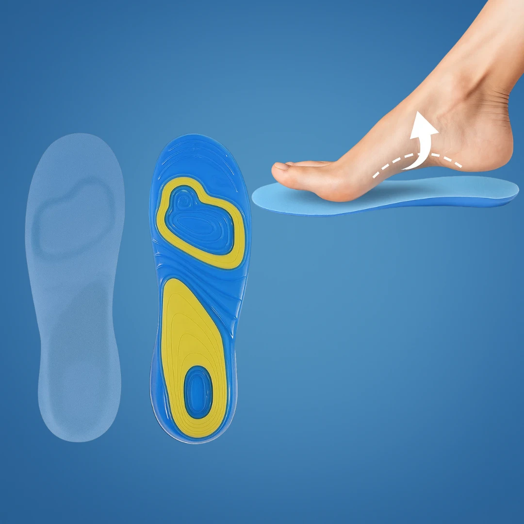 Plantar Fasciitis Relief – Self-Adhesive Gel Cushioning – Everyday Comfort for Flat-Footed Walkers Bowlift by Bowlift