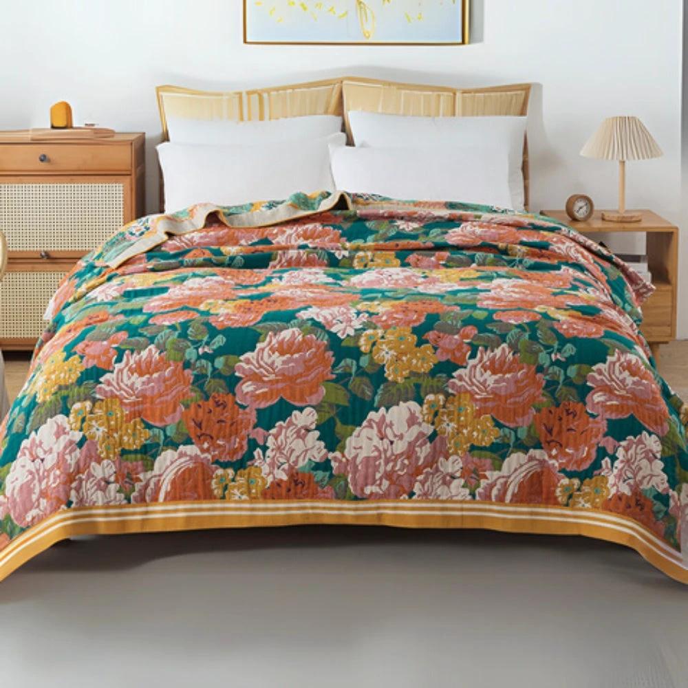 Tropical Breeze Cotton Blanket by Casa & Beyond