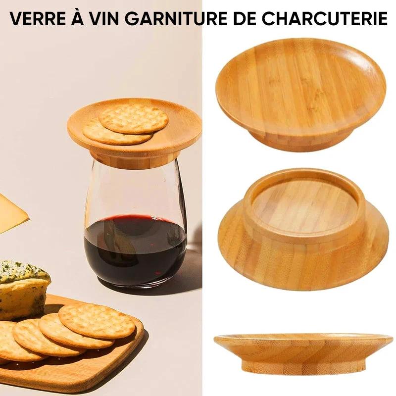 Wine glass for sausage platter by Bowlift