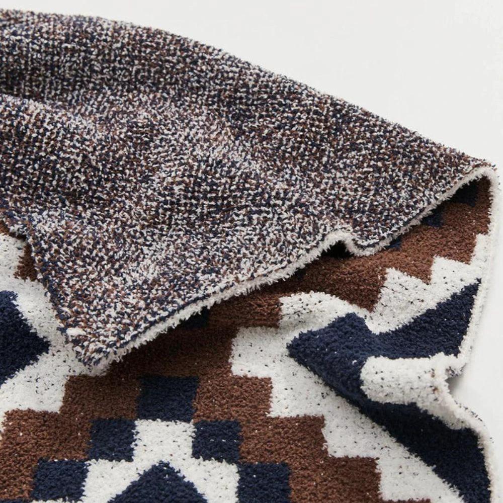 Sierra Peaks Knit Blanket by Casa & Beyond