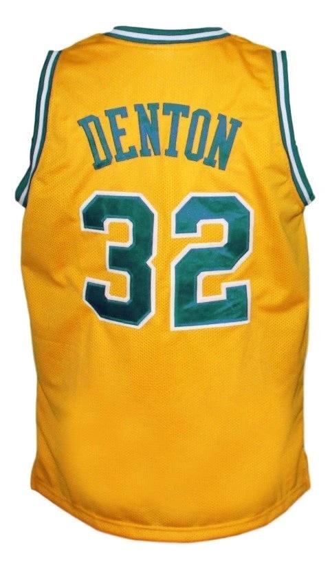 Denton Jersey #32 Memphis Tams Retro Aba 1974 Basketball Yellow by My store basketball