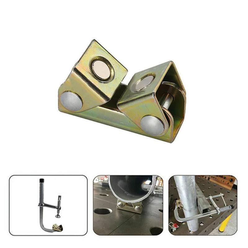 Adjustable V Magnetic Support for Welding (2 pieces) by Bowlift