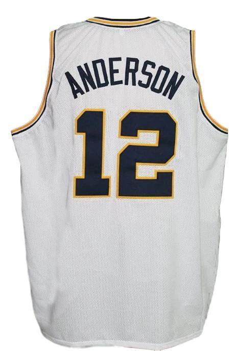 Kenny Anderson Jersey #12 Georgia Tech College Basketball Sewn White by My store basketball
