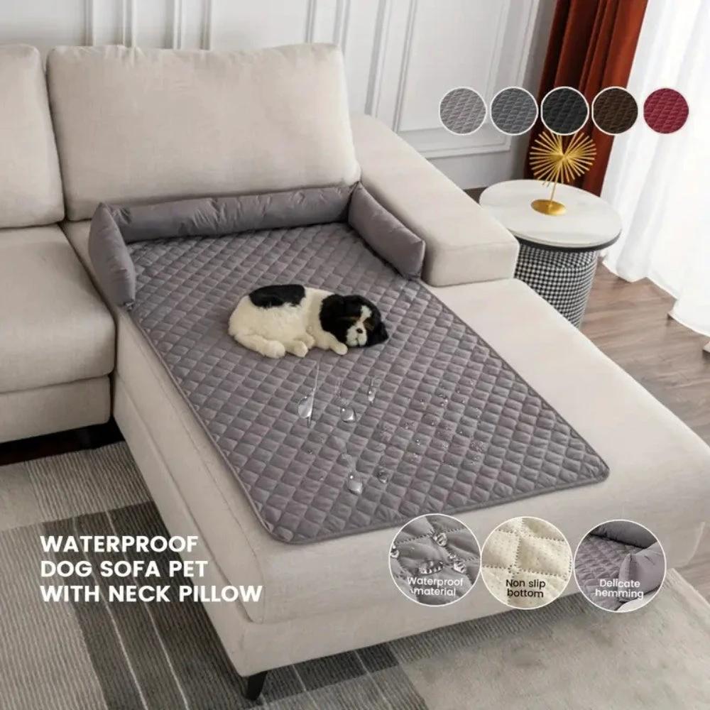 Bolstered Quilted Pet Sofa Protector by Casa & Beyond