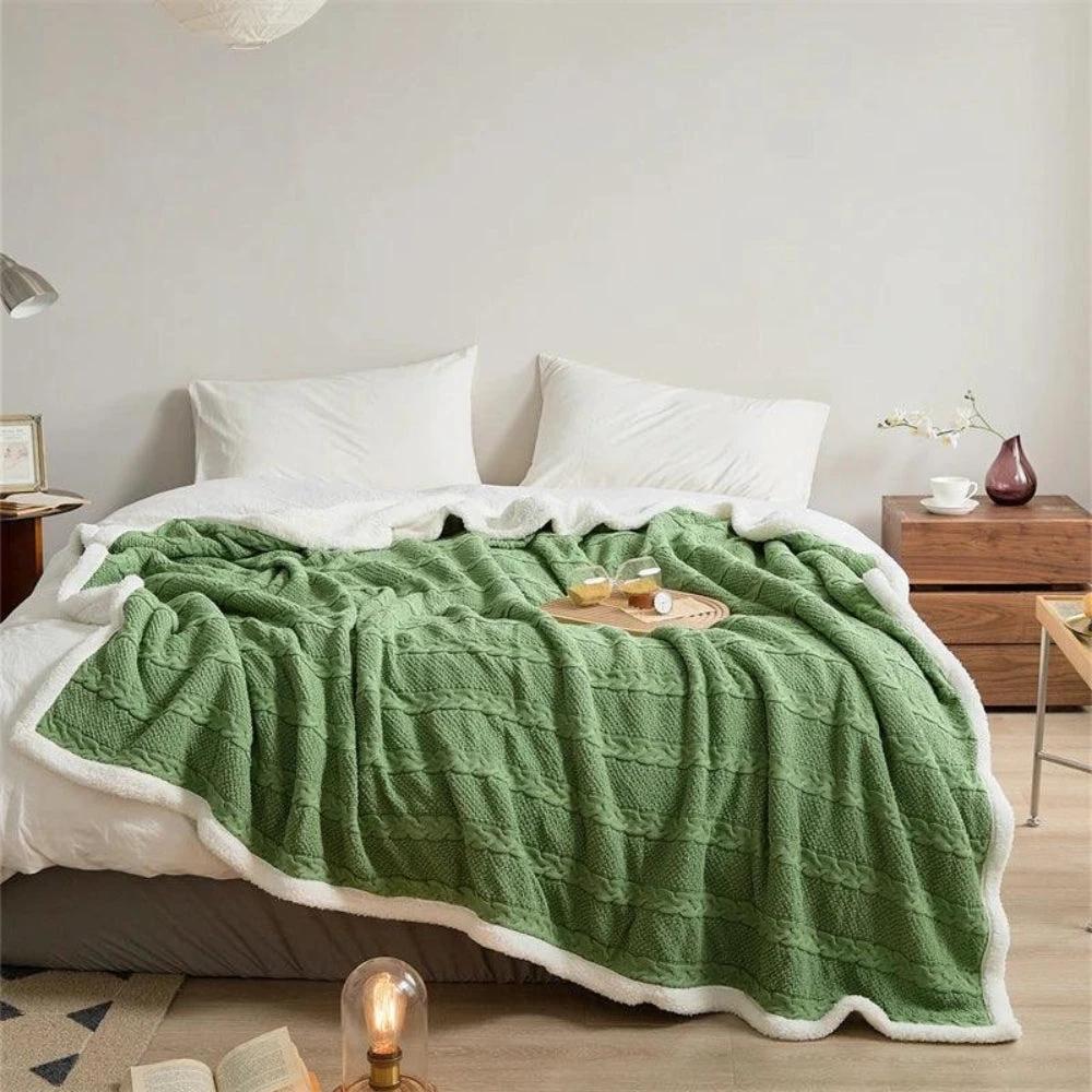 Mellow Sherpa Blanket by Casa & Beyond