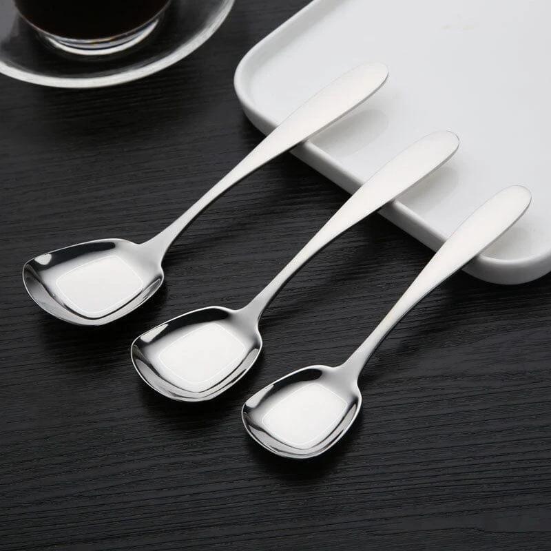 Square Head Stainless Steel Spoon by BowLift