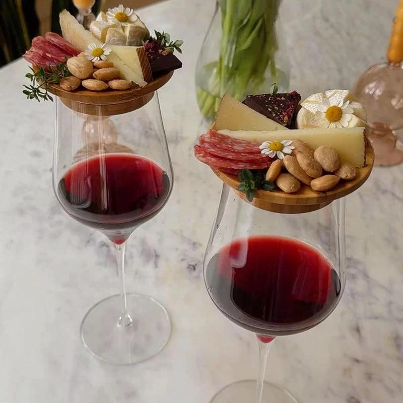 Wine glass for sausage platter by Bowlift