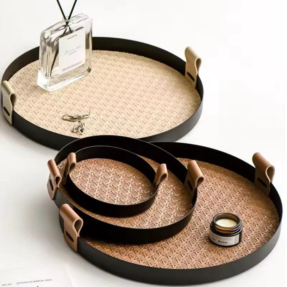 Nordic-Inspired Rattan Weave Tray by Casa & Beyond