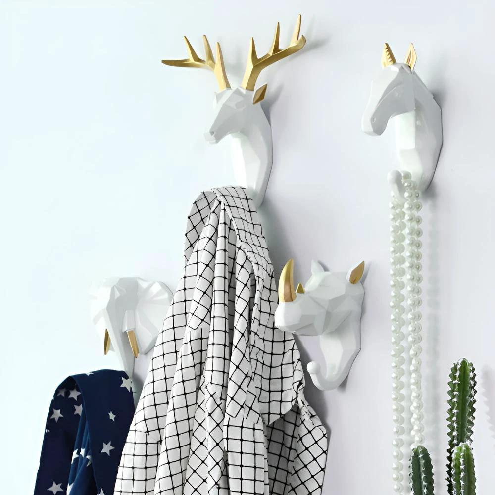 Animal Head Wall-Mounted Key Holder by Casa & Beyond
