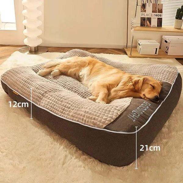 XXL Orthopedic Dog Mattress Bed with Removable Cover for Large Dogs by BowLift