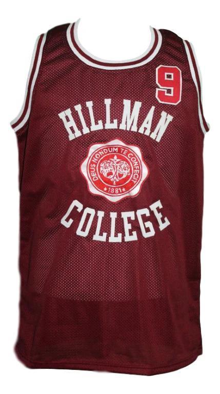 Dwayne Wayne Jersey #9 Hillman College Basketball Maroon - A Different World by My store basketball