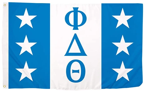 Phi Delta Theta Chapter Fraternity Flag-3x5 ft Phi Delt Banner-100% polyester-2 Metal Grommets by flagsshop
