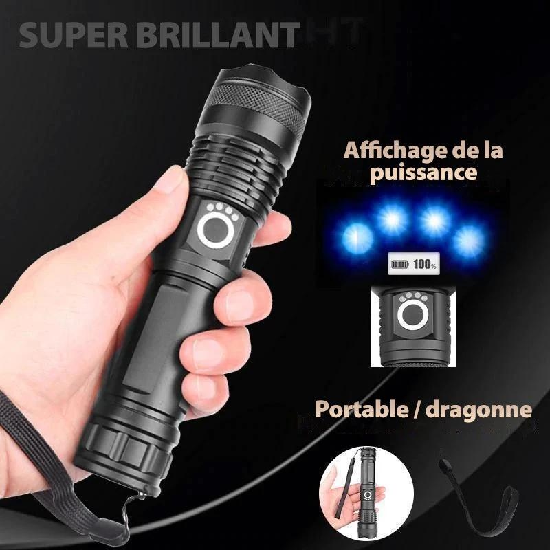 2023 New Year's Sale for a limited time LED flashlight Laser Tactical Rechargeable 90000 Lumens Improved - Buy 2 Get VIP Free Shipping by Bowlift