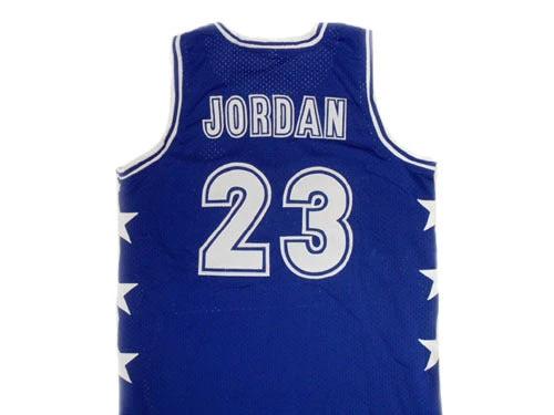 Michael Jordan Jersey #23 McDonald's All American Basketball Blue by My store basketball