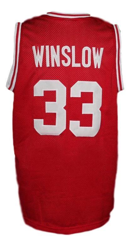 Eddie Winslow Jersey #33 Vanderbilt Family Matters Basketball Red by My store basketball
