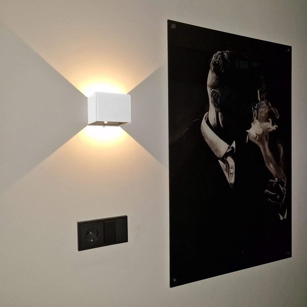Luxe Wireless Rechargeable Wall Light – Motion Sensor & Warm LED Lighting (2700K) by BowLift