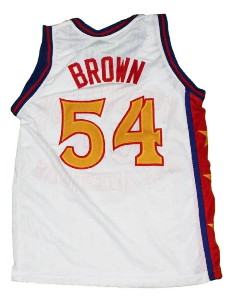 Kwame Brown Jersey #54 McDonald's All American Basketball White by My store basketball
